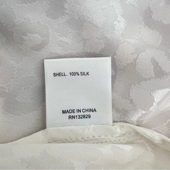 LPA Silk Floral Leopard Jacquard Ruffle Night Out Maxi Dress 167 Size XS - Picture 12 of 13